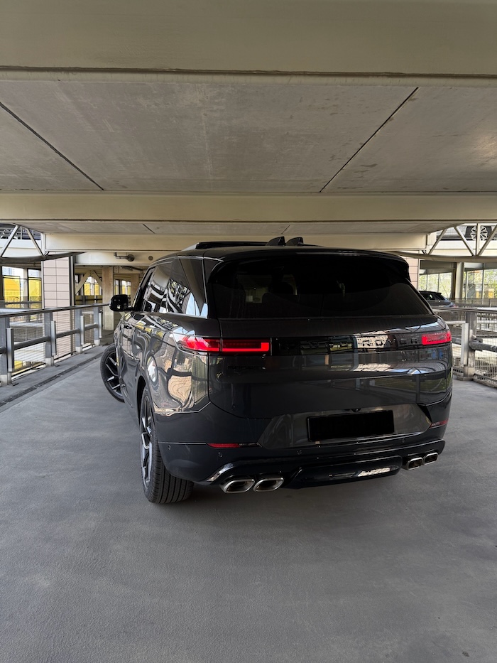 Range Rover Ansicht von hinten