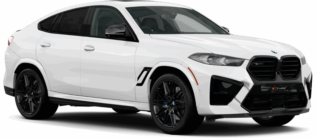 BMW X6 M in Weiß bei Drivelier
